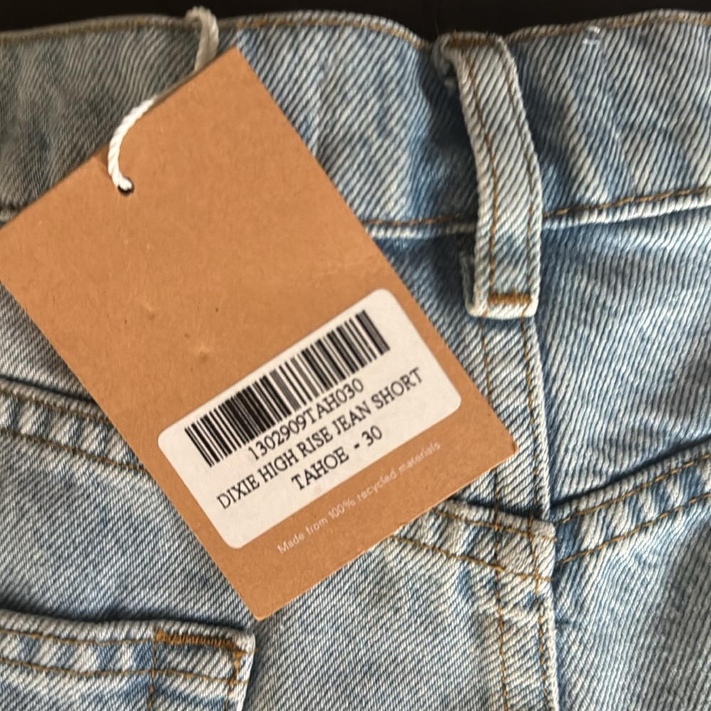 Reformation Dixie High Rise Jean Shorts - Picture 5 of 5